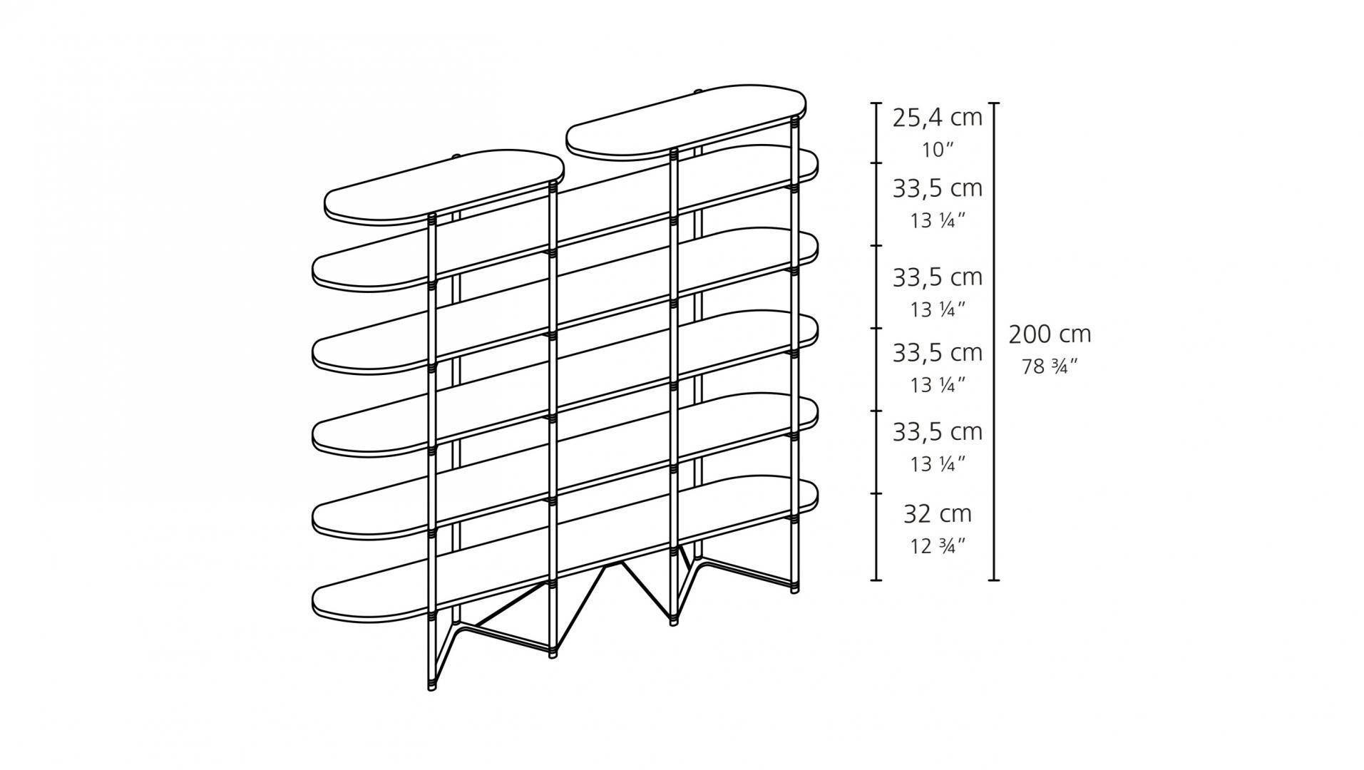 Casamilano Двусторонняя открытая полка из шпонированной древесины sun-id-1452243 - Вид №6