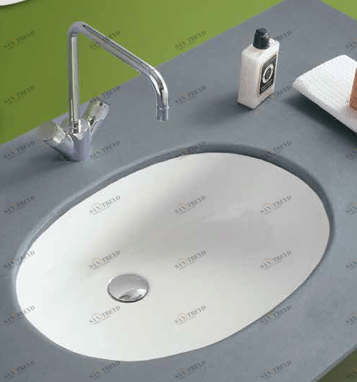 30074 Накладная раковина под столешницу  овальная Althea Ceramica Contract Cento