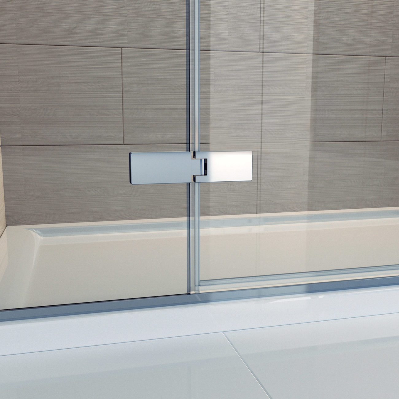 Дверь в нишу GHB1575H L или R Merlyn Arysto Хромированный  - Вид №2