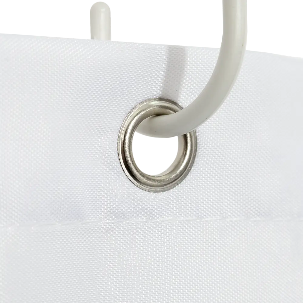 Штора для ванны Иерро с люверсами 180х200 см, полиэстер, цвет белый VIDAGE STLM-2101416 - Вид №4