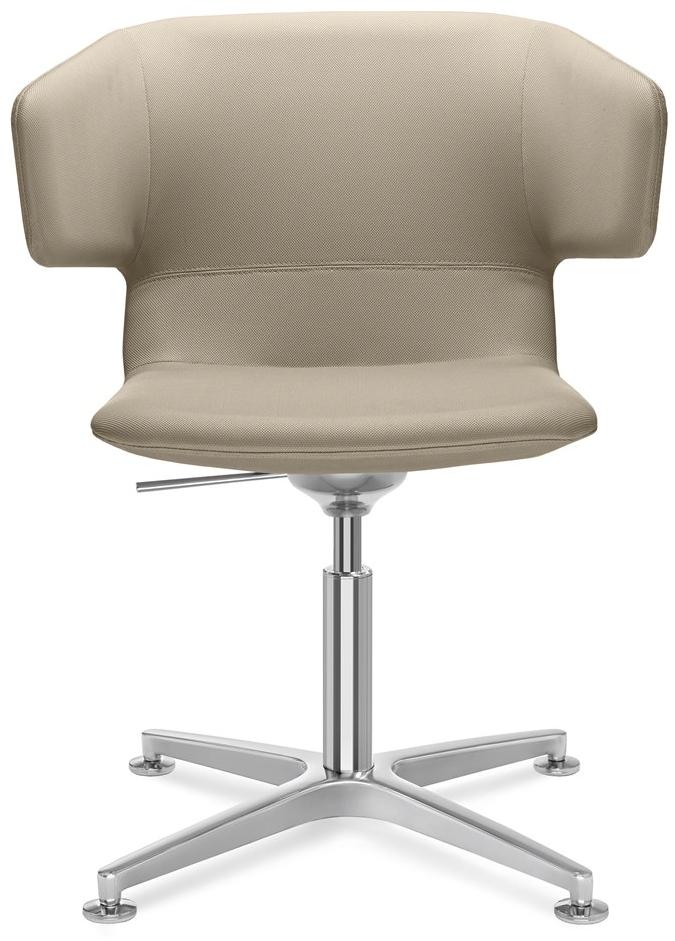 LD Seating Регулируемое по высоте вращающееся офисное кресло из ткани с 4 спицами Flexi P-ra,f60-n6 - Вид №1