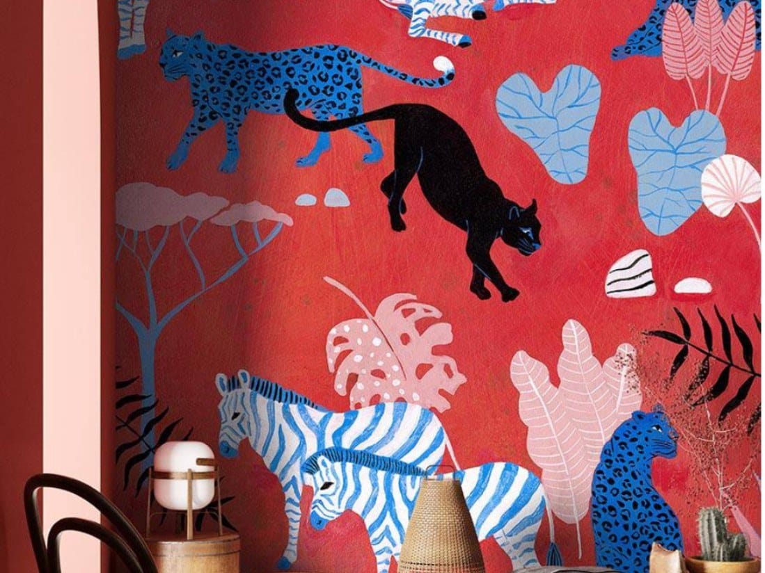 Тропические обои ПВХ бесплатно, экологически чистые, моющиеся WallPepper окружающая среда ARCH-00052058