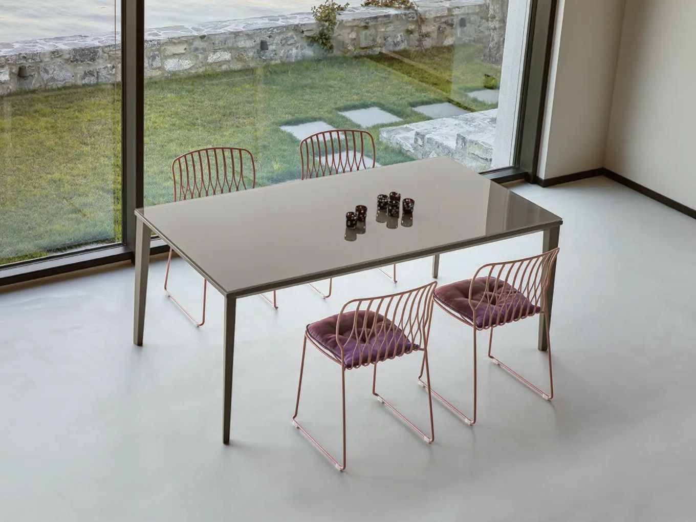 Выдвижной металлический обеденный стол и Супермармо Bontempi Casa ECHO ARCH-00029914 - Вид №2