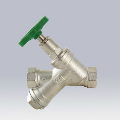 VT.053.N.04 Вентиль прямоточный с косым фильтром Valtec 1/2"  - Вид №12