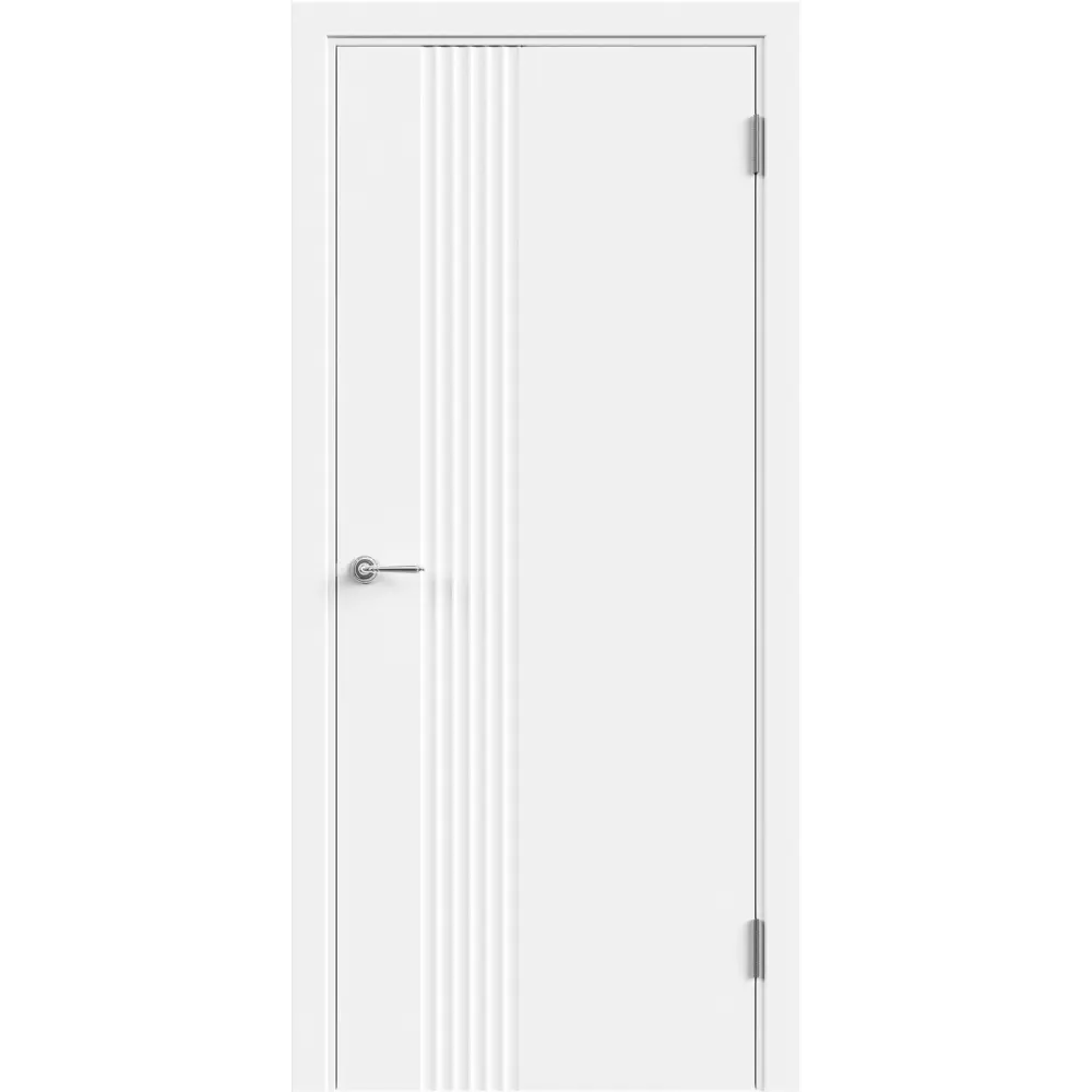 Комплект двери Сейши глухая 80x200 см эмаль цвет белый без доборов VELLDORIS STLM-2152690