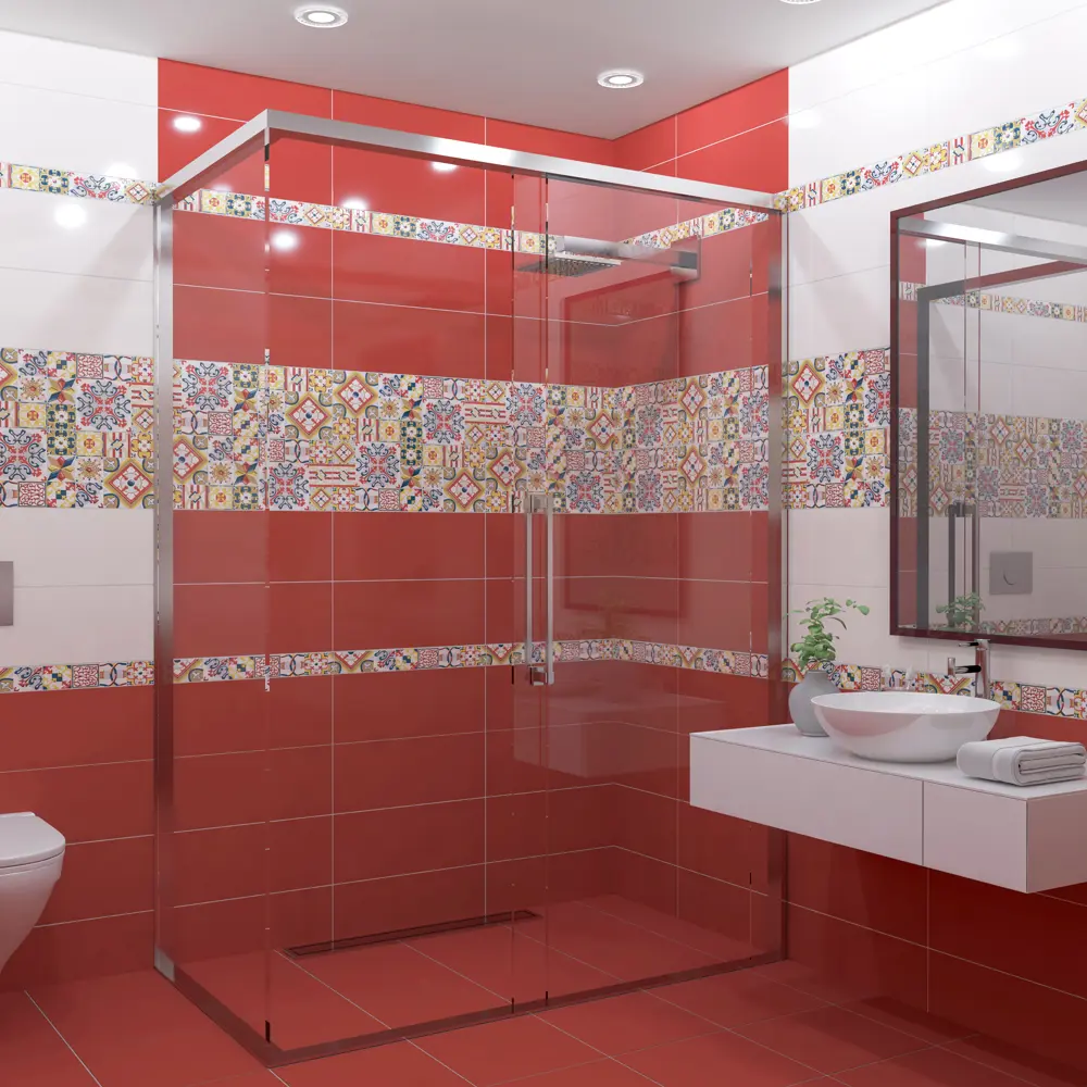 Плитка настенная Azori Festa 20.1x50.5 см 1.52 м² цвет бежевый 82472923 STLM-2181280  - Вид №7