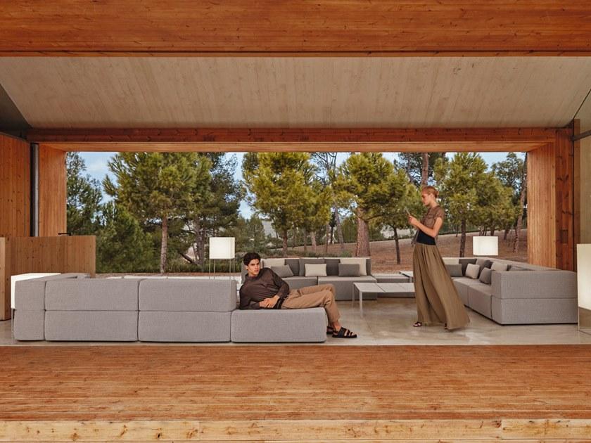 VONDOM Садовый диван из модульной ткани Tablet sun-id-1411241 - Вид №5