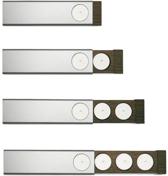 KONSTANTIN SLAWINSKI Подсвечник из алюминия и дерева sun-id-1348212 - Вид №3