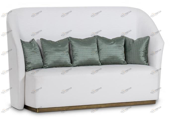 Stylish Club 2-х местный бархатный диван с высокой спинкой Fortune Scf.f26