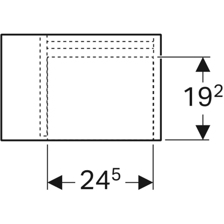840139000 Шкафчик Geberit iCon с многофункциональным ящиком Geberit  - Вид №2