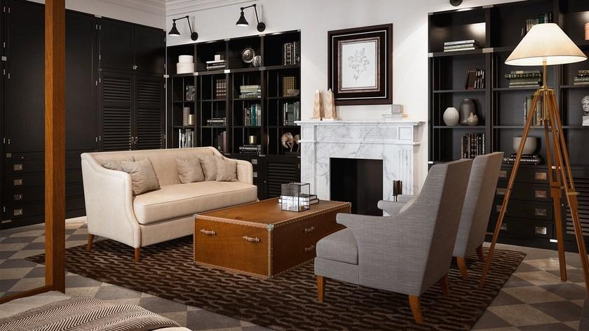 Caroti Деревянный журнальный столик с вещевым ящиком Via montenapoleone 1085  - Вид №4