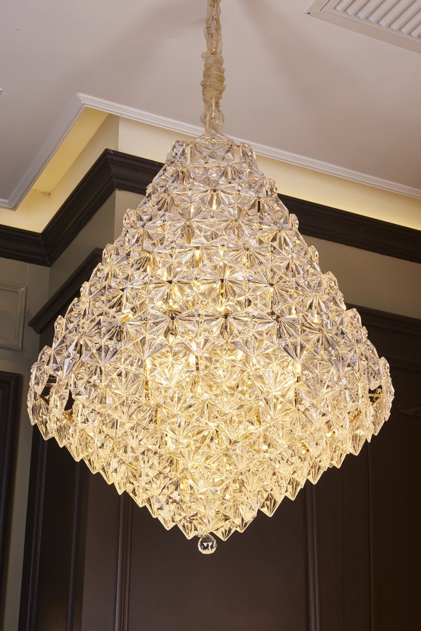 Подвесной светильник Hermitage L36 от Delight Collection B008 L36 DELIGHT COLLECTION ДИЗАЙНЕРСКИЕ 243923 Прозрачный;золото  - Вид №3
