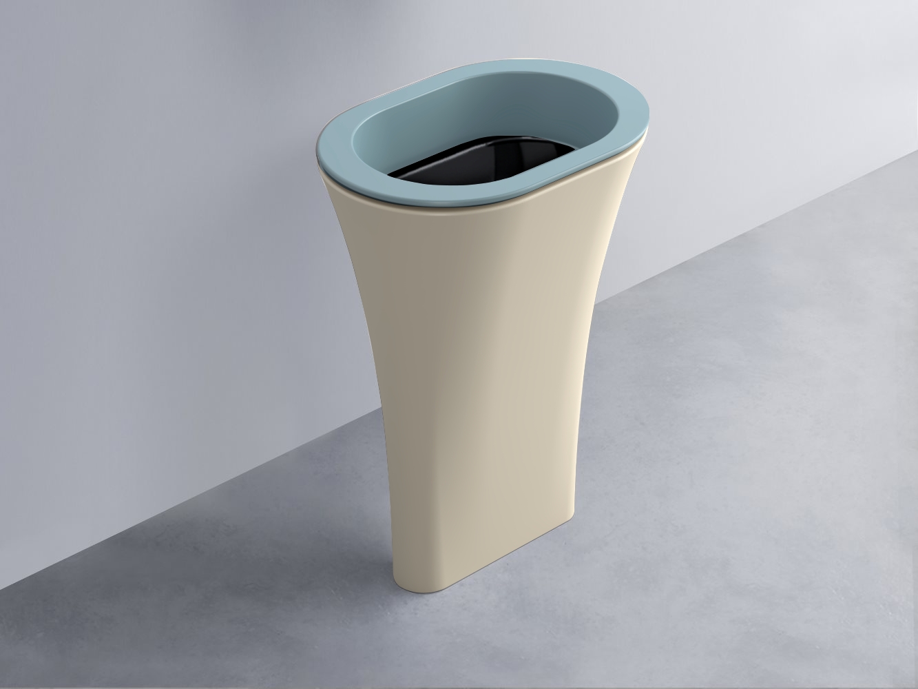 AMLA65-PL+AMPILO-N+AMCOLO-LN Раковина Amedeo Ovale отдельностоящая cielo Enjoy + Amedeo Ceramica Cielo
