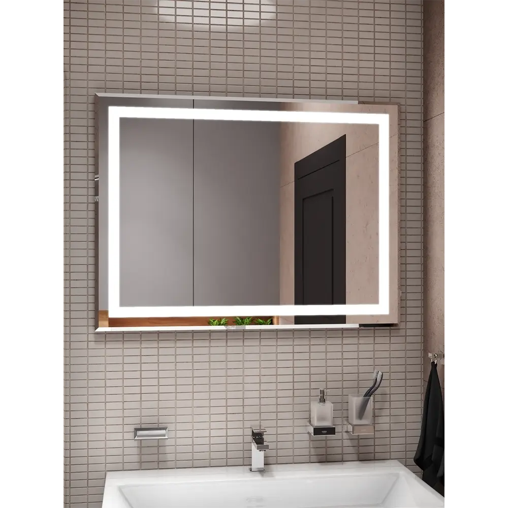 Зеркало Santreyd Pronto Lux с LED-подсветкой для ванной 90×70 см 89180044 Пронто STLM-0079570