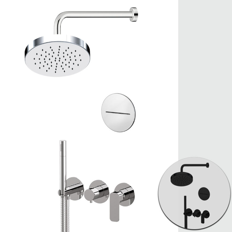 TA715ZD3PLXT8322 Душевой набор DANIEL RUBINETTERIE Tiara - Вид №1