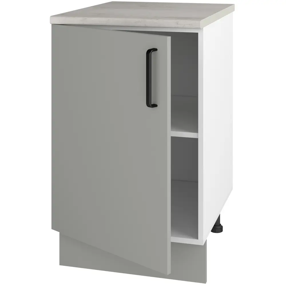 Кухонный шкаф напольный Нарбус 50x85.2x60 см ЛДСП цвет серый 86578428 STLM-2084065 Santreyd - Вид №2