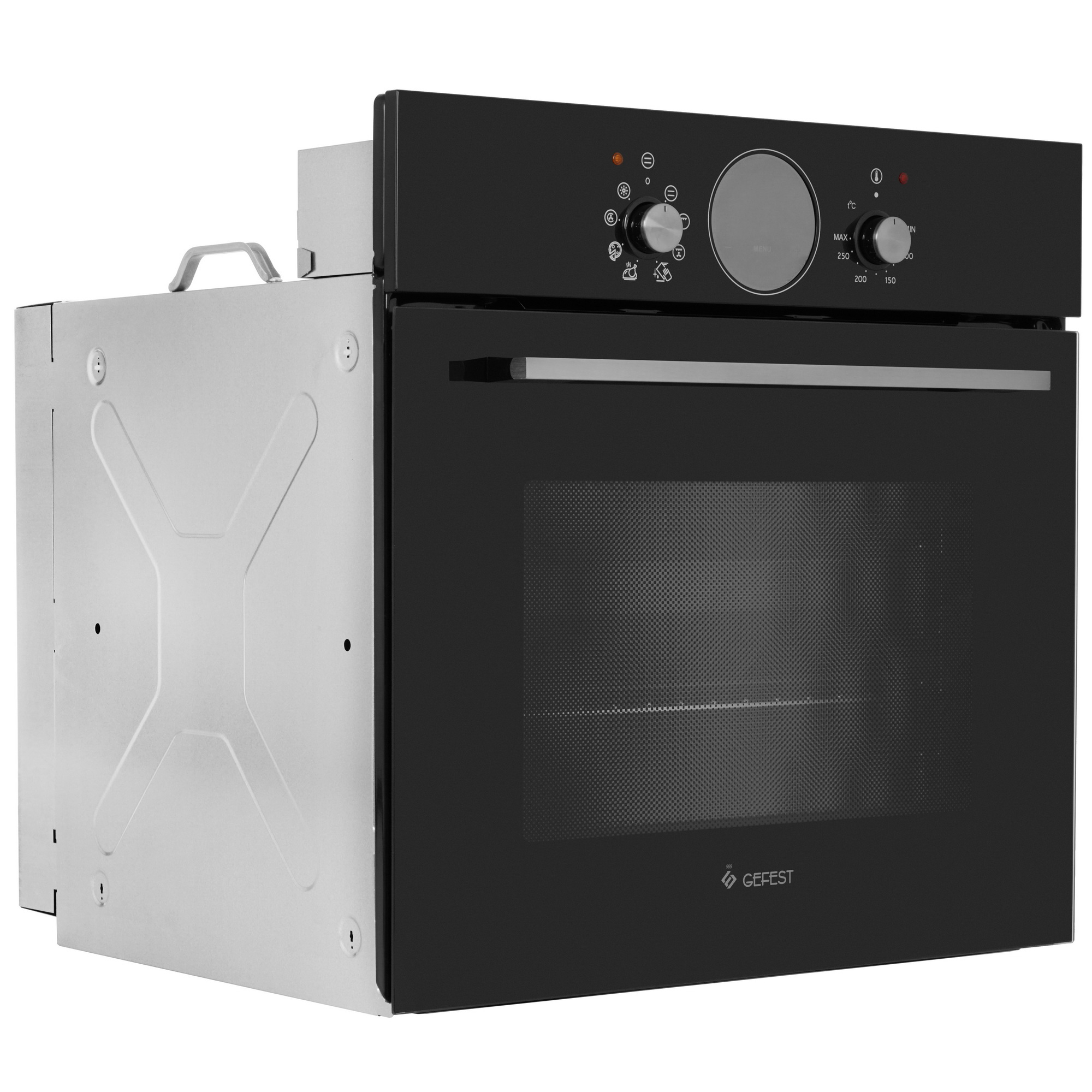 9901502 Электрический духовой шкаф Gefest ЭДВ ДА 602-02 РА черный STDN-0112850 - Вид №1