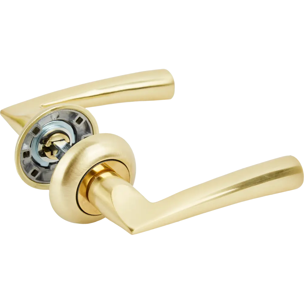 Дверные ручки EDSON EDS-37H-R1 золото для межкомнатных дверей 85170621 STLM-0059420