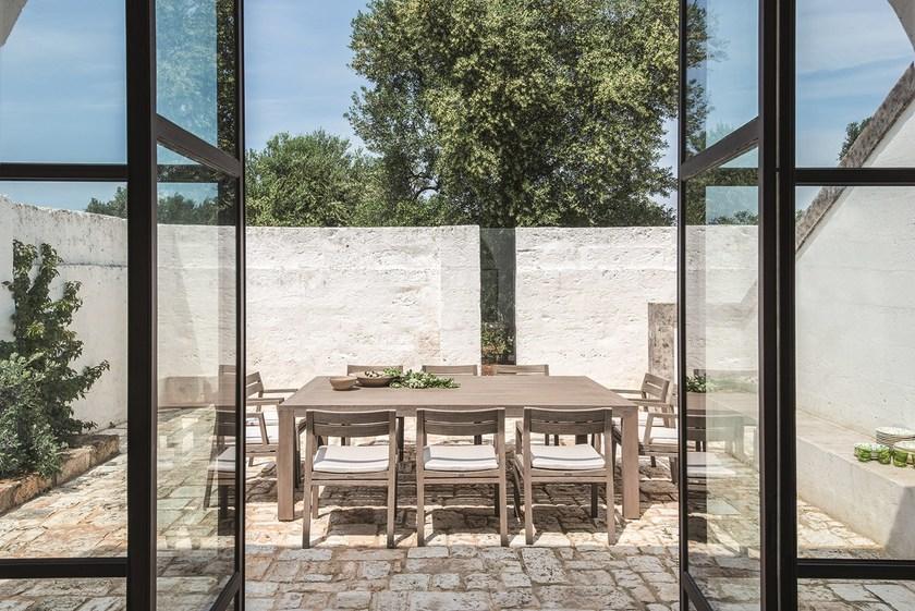 Ethimo Прямоугольный деревянный садовый стол Costes Cort0100 - Вид №1