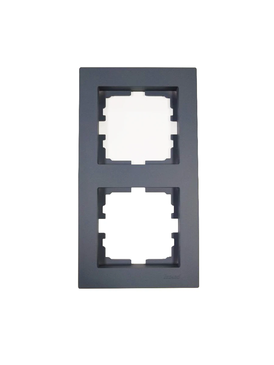 VESNA Рамка 2-я вертикальная графит LEZARD 742-3400-152