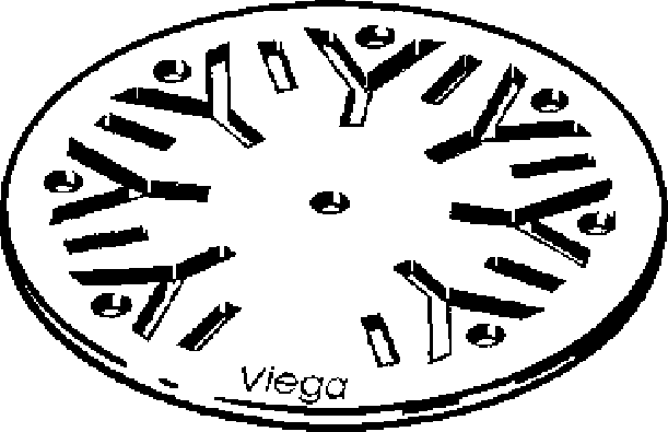 Viega Решетка Advantix 4962.4 (586 652 *))  - Вид №1