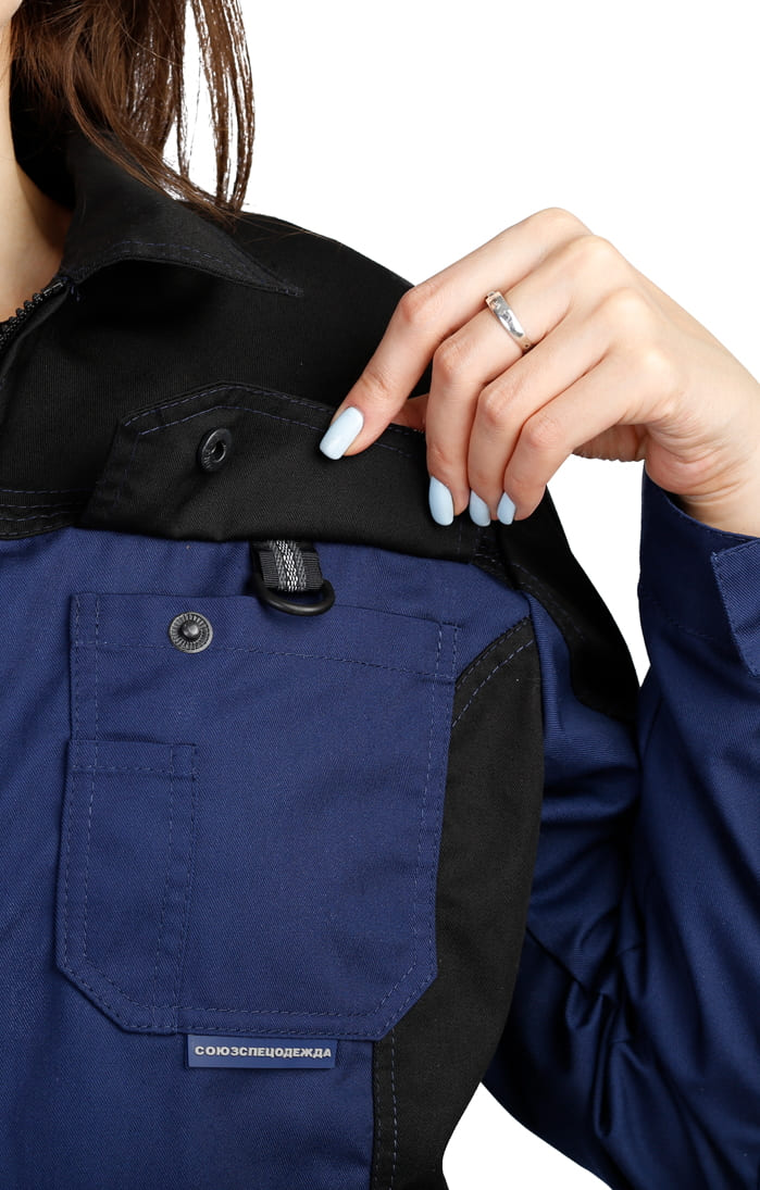 4997666 Костюм  женский темно-синий с черным STATUS  Женская размер 60-62/158-164  - Вид №14