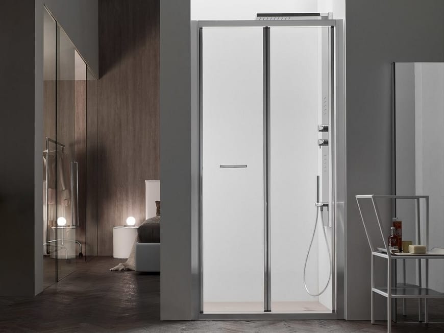 Стеклянная ниша душевая кабина с раздвижной дверью ARCOM A6 ARCH-00091565