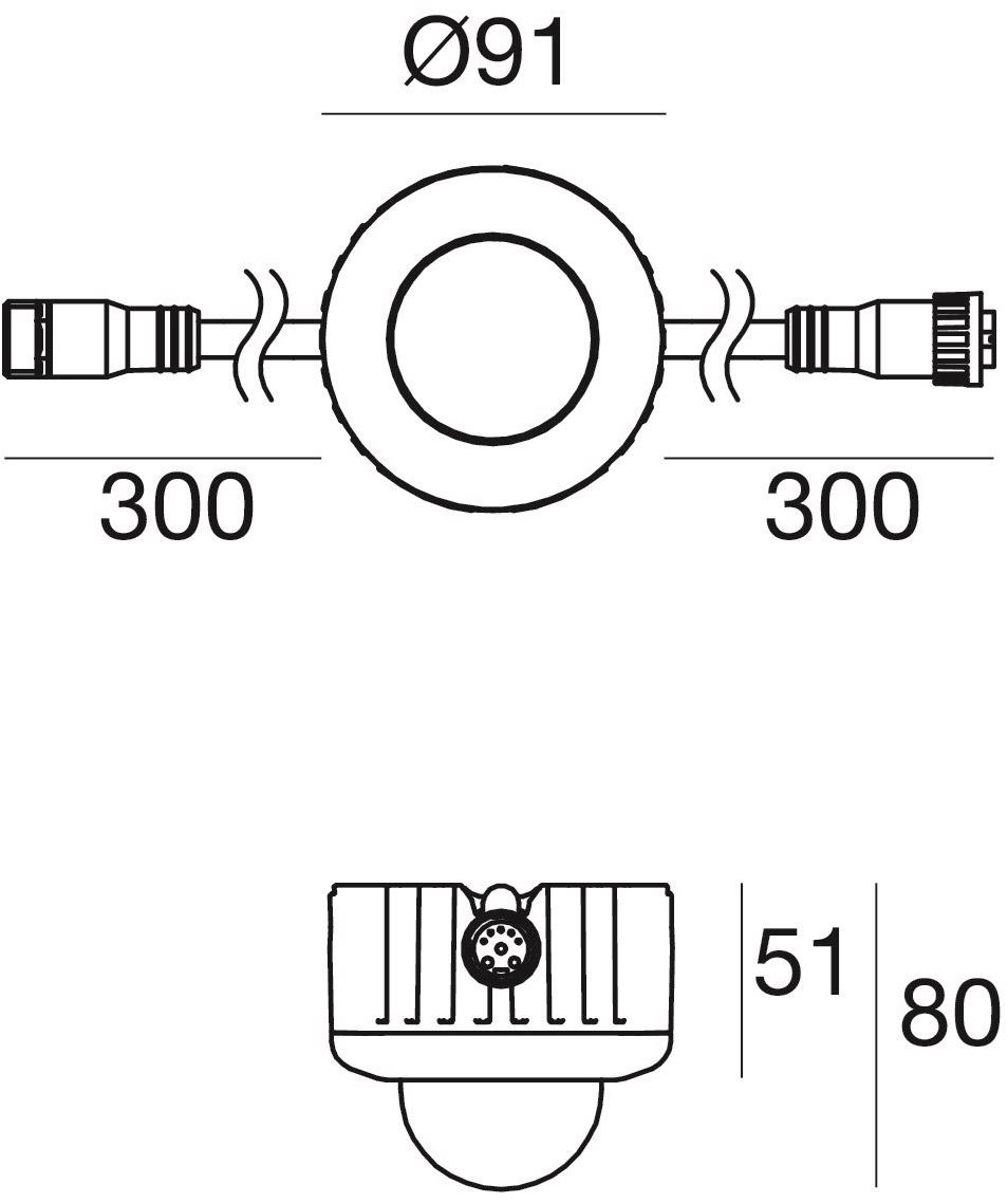 Linea Light Group Бра для наружного освещения из алюминия и стекла sun-id-1452044 - Вид №3