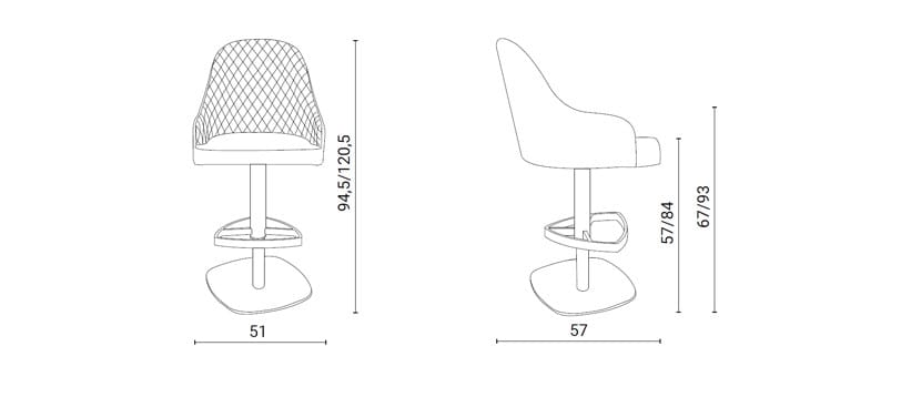 Кожаный мягкий стул Ozzio Italia DYLAN ARCH-00131900 - Вид №3