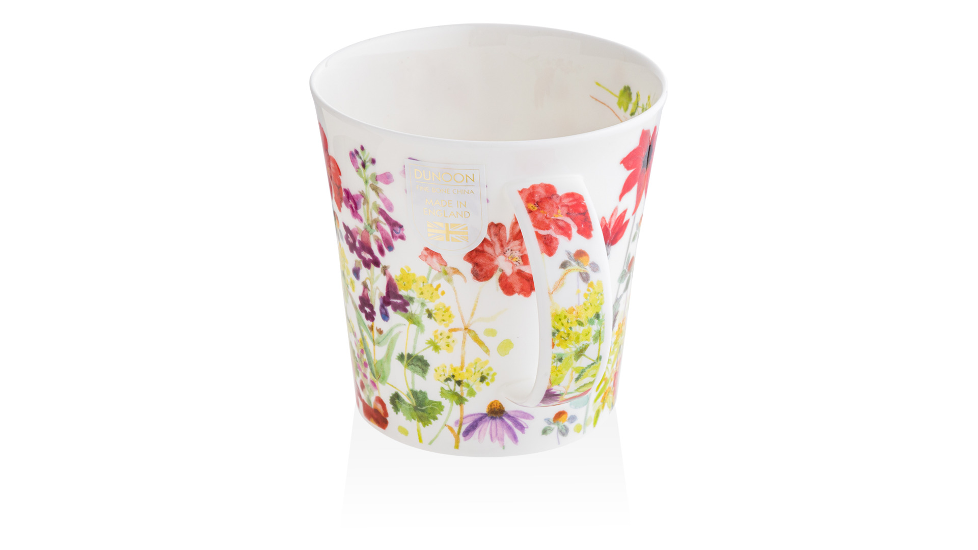 10671203 Dunoon Кружка Dunoon "Садовые цветы.Кернгорм" 480мл (красная) Фарфор костяной  - Вид №1