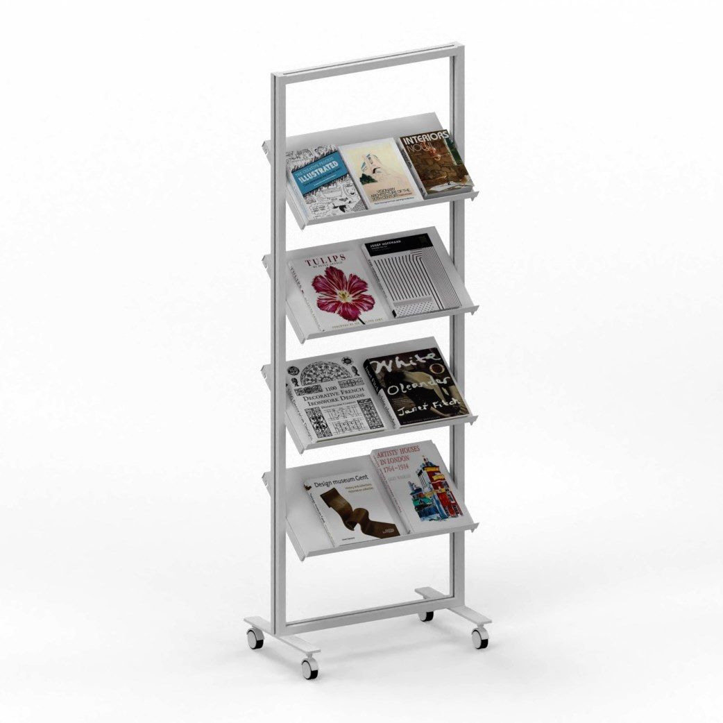 Напольная витрина с колесами с наклонными панелями STUDIO T InUno ARCH-00076147 - Вид №2