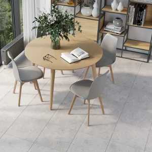 Керамогранит LB Ceramics Форсса: серый матовый с текстурой камня 45х45 см 89347921