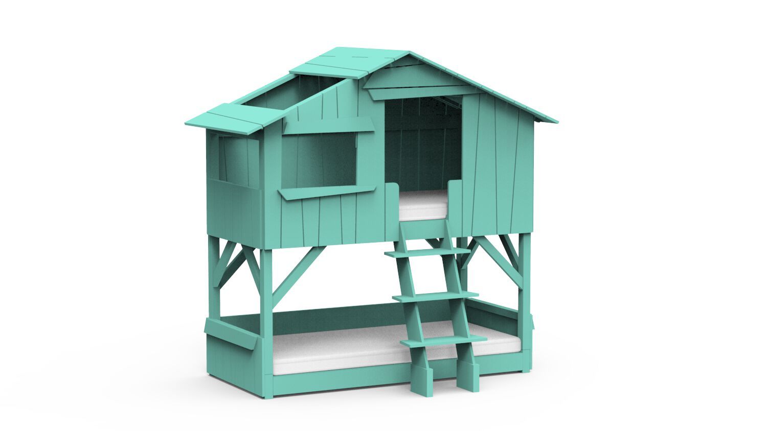 Двухъярусная кровать из МДФ Mathy by Bols TREEHOUSE BEDS &amp ARCH-00140859 - Вид №24