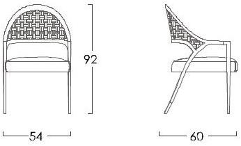 Jetclass Мягкое кресло с подлокотниками Pierre Jpr302 - Вид №4