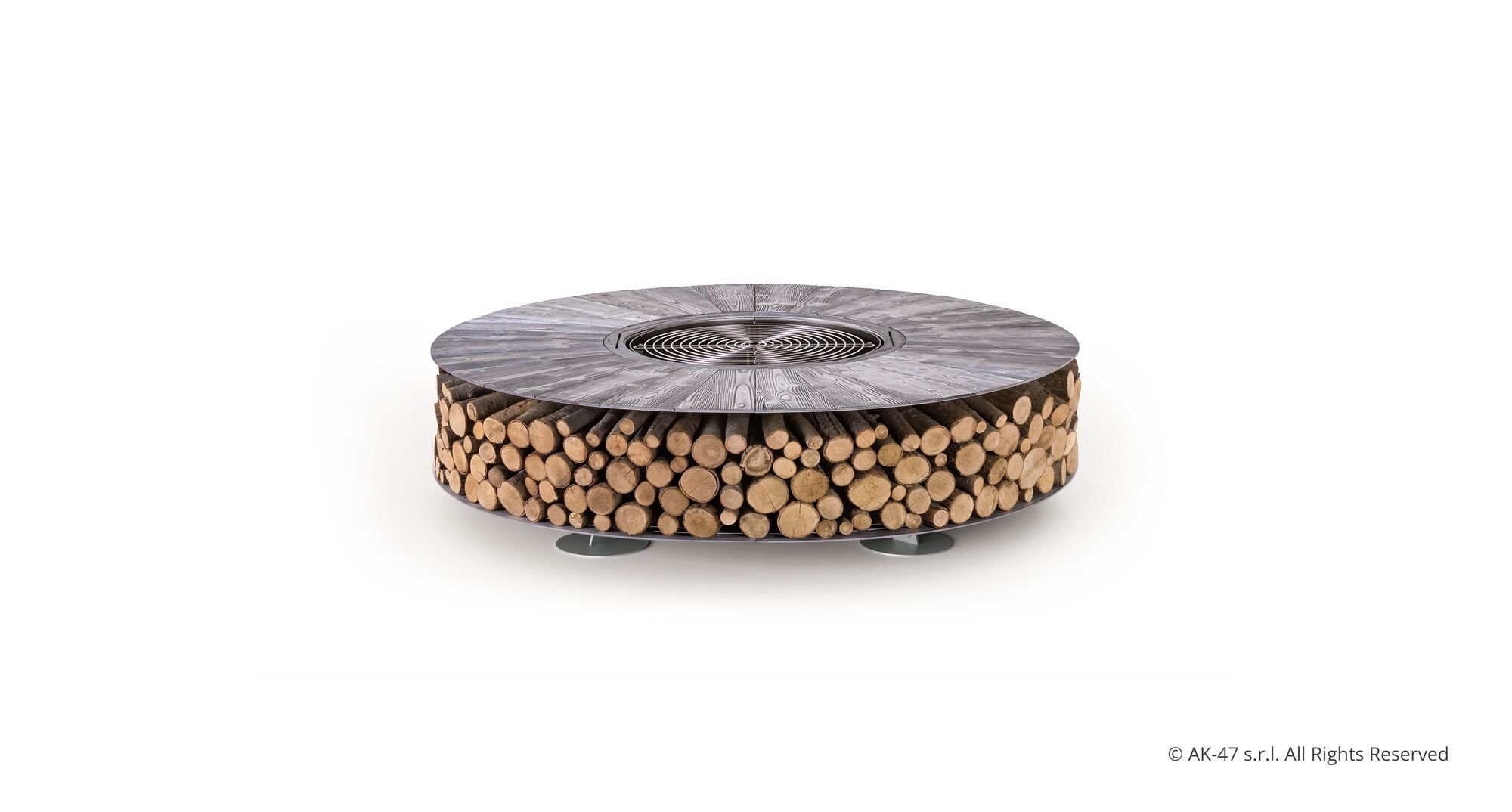 Стальная жаровня Ak47 Design ZERO TEXTURE ARCH-00118609 - Вид №1