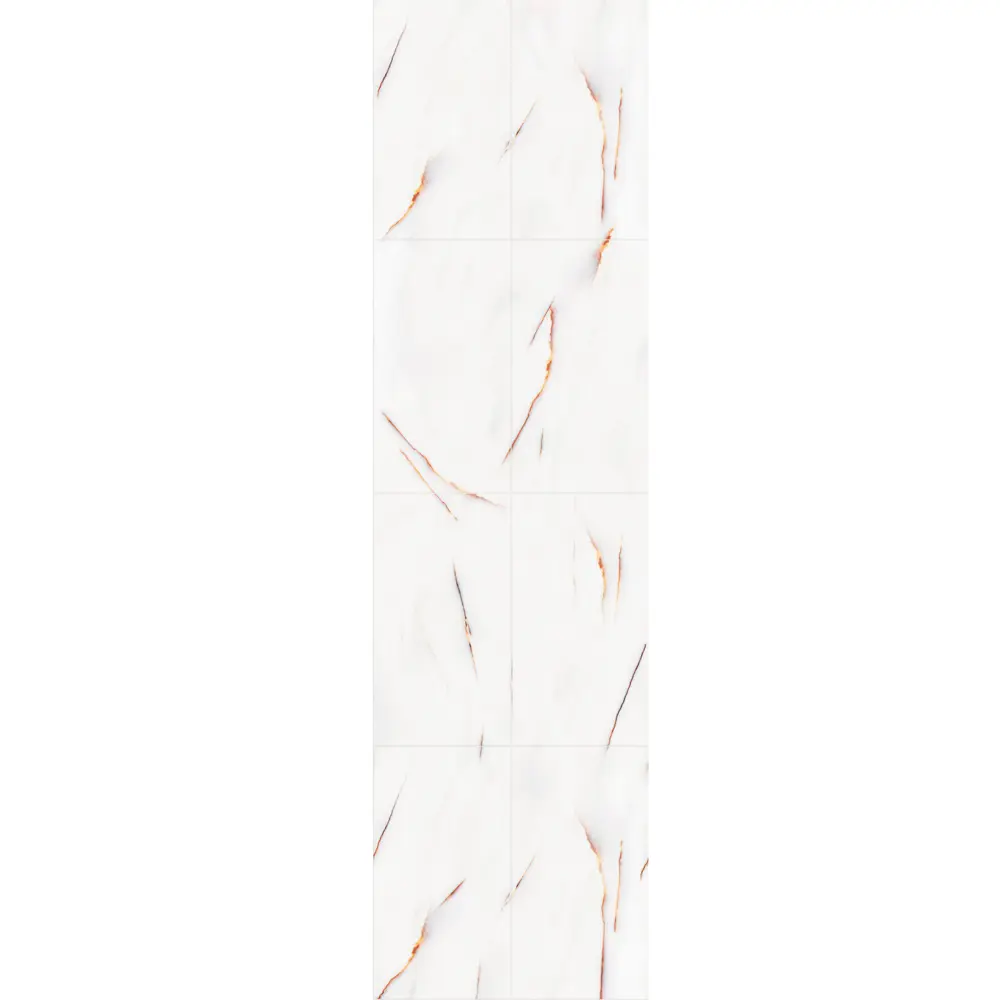 Панель ПВХ Мармара серо-оранжевый 2700x375x8 мм (2 шт.) VENTA STLM-2015744 - Вид №2