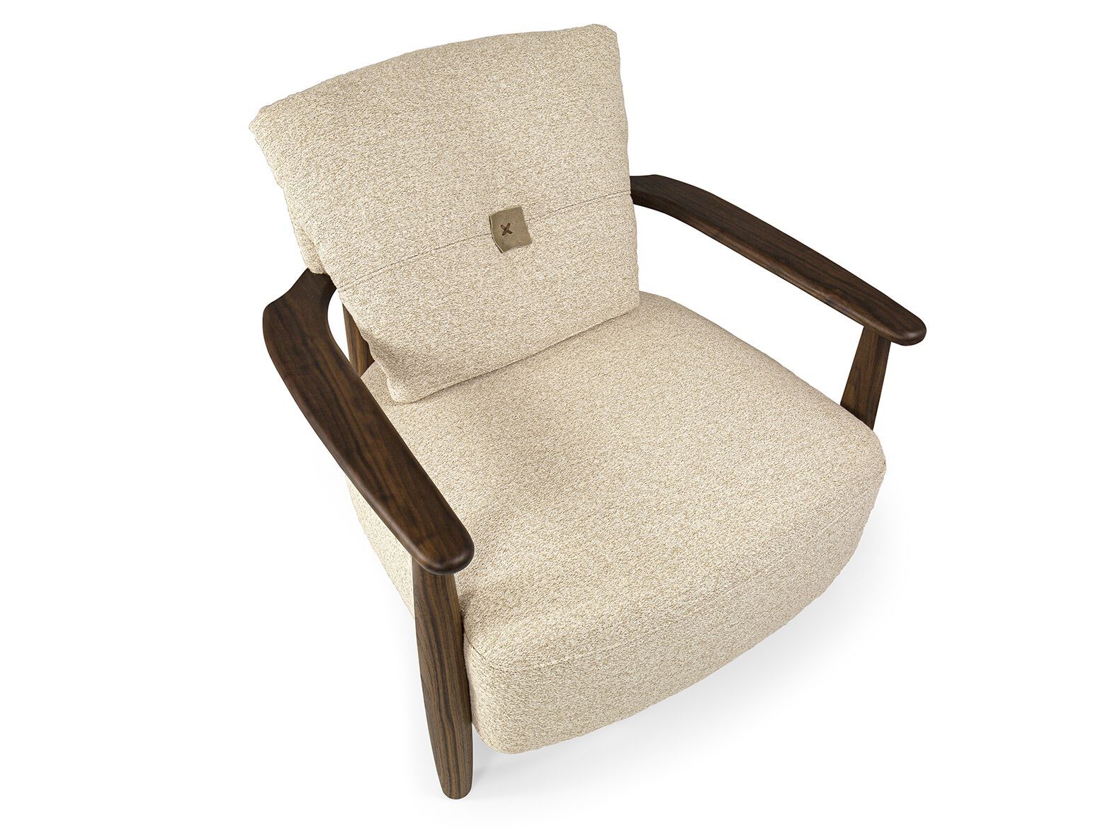 Тканевое кресло с подлокотниками Borzalino LISA ARCH-00046252 - Вид №3