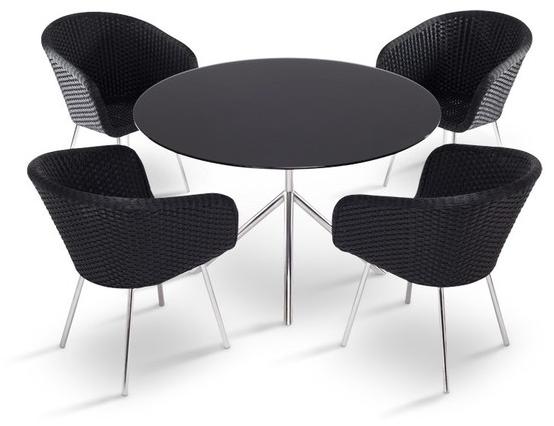 FueraDentro Круглый садовый стол из стали Shell Sdn120 - Вид №3