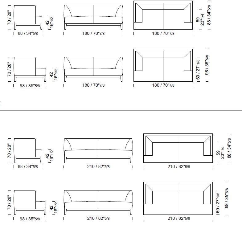 Borzalino 3-х местный бархатный диван Greg sun-id-1360912 - Вид №1