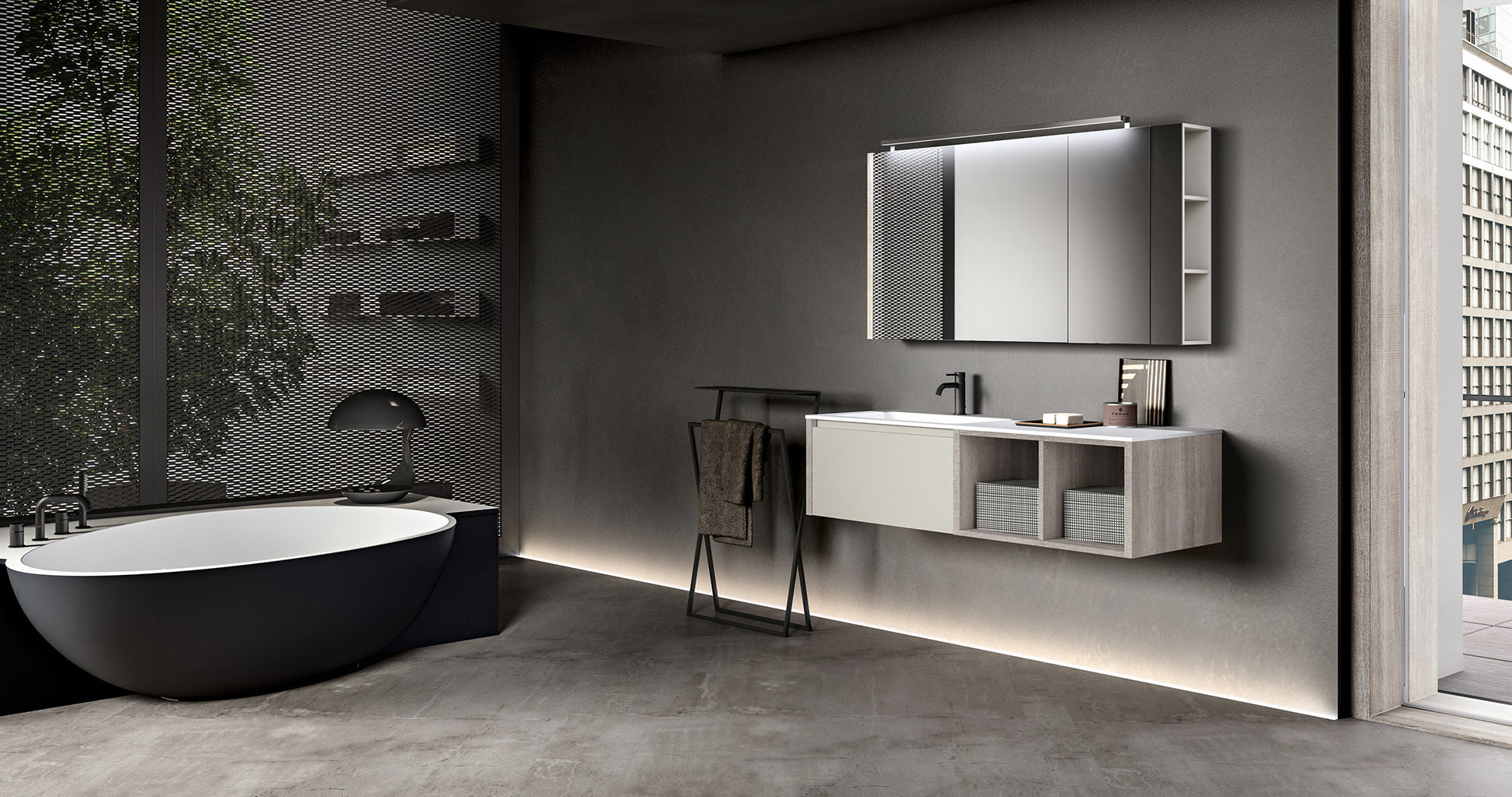 Tender lak – 06 Mastella  Tender LAK  Комплект мебели для ванной  - Вид №3