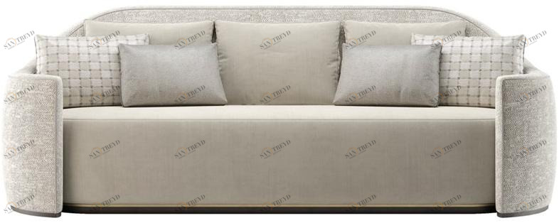 FRATO 3-х местный бархатный диван  Fup220031aaa 