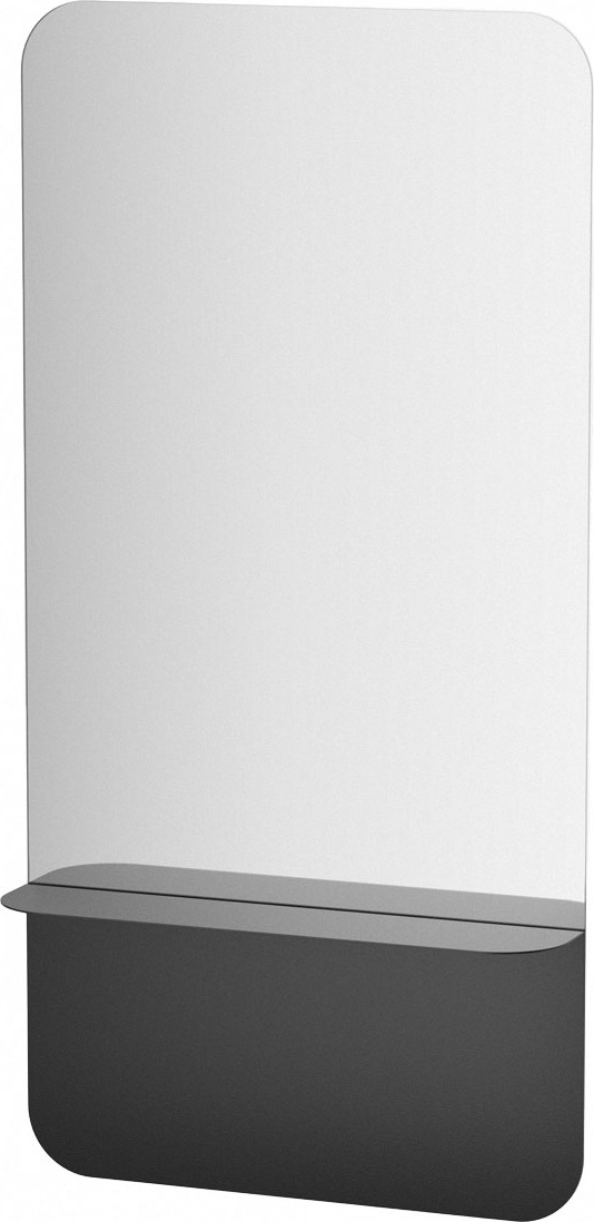 BY 0553 Зеркало с металлической полкой 60 cm EVOFORM Shadow