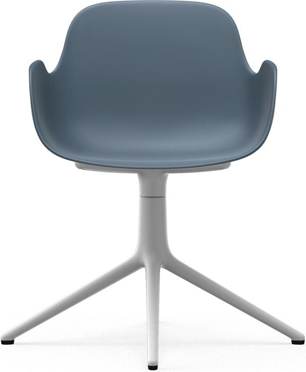 606123 Кресло Swivel 4L White Alu Blue Normann Copenhagen Form - Вид №1