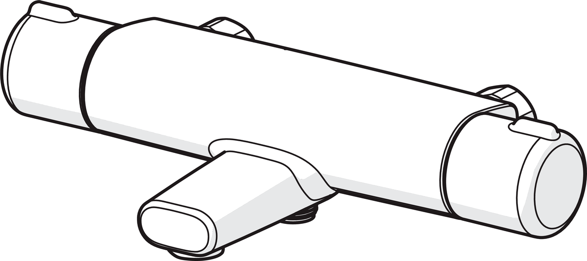 Oras 7462G Смеситель для душа и излив 7462G Nova Хром  - Вид №2