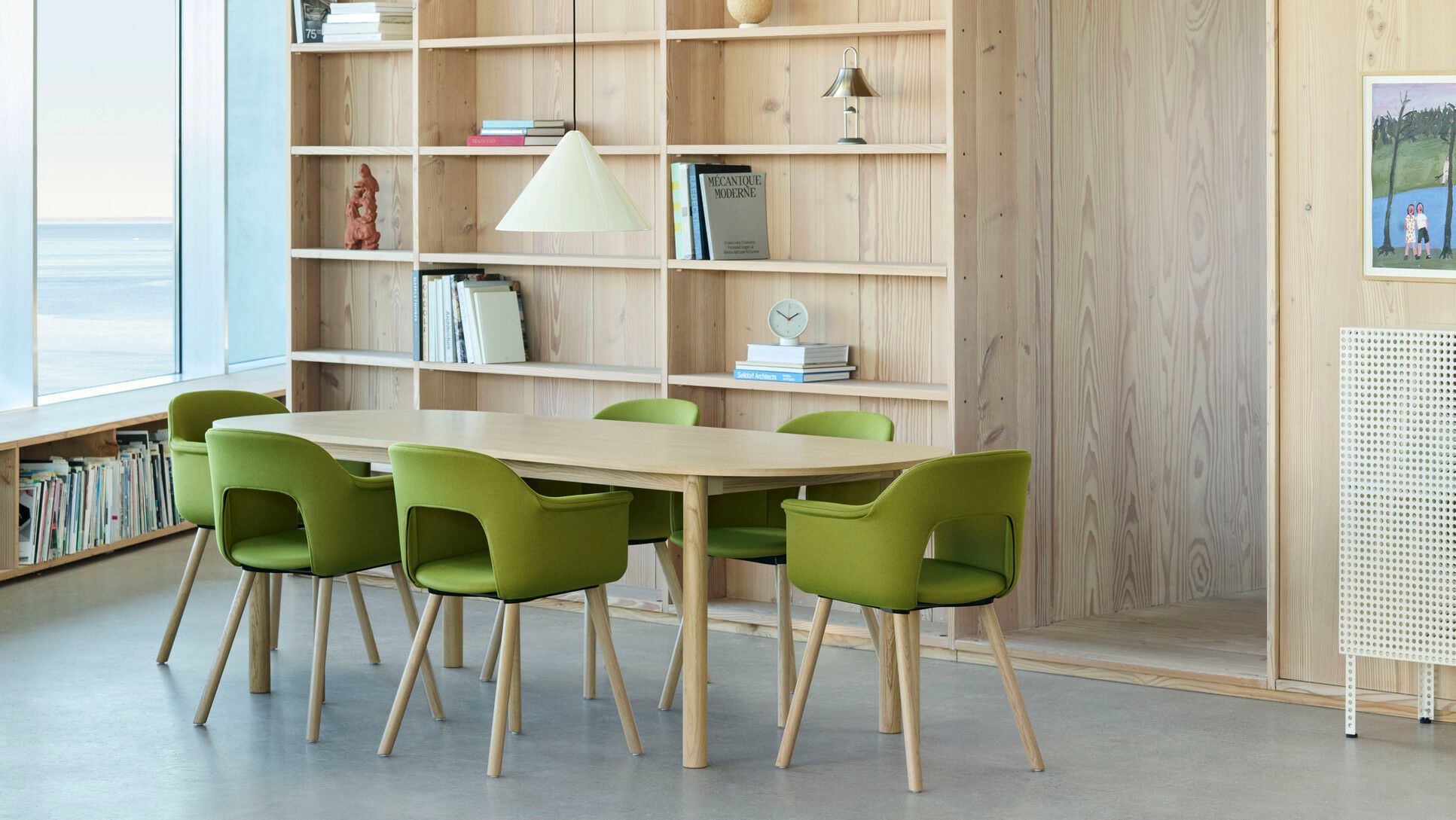 Прямоугольный стол с алюминиевыми или твердыми дубовыми ножками Hay пристройка ARCH-00111000 - Вид №17