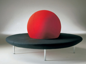 Диван-остров из ткани