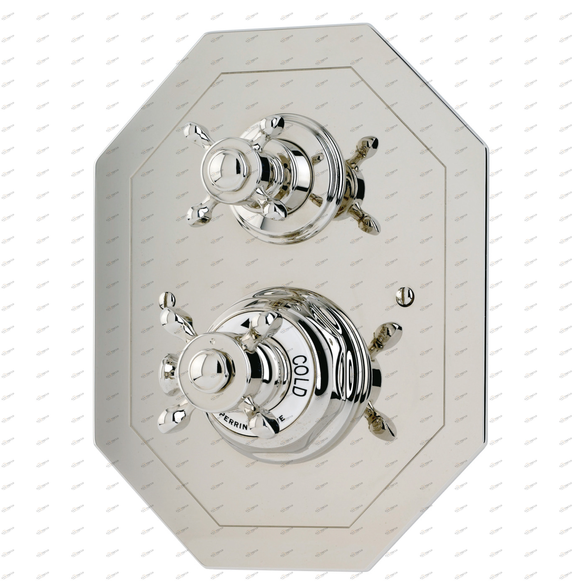 Traditional bathrooms Смеситель для душа термостат с крестовой ручкой CROSSHEAD Pr5556/bn 