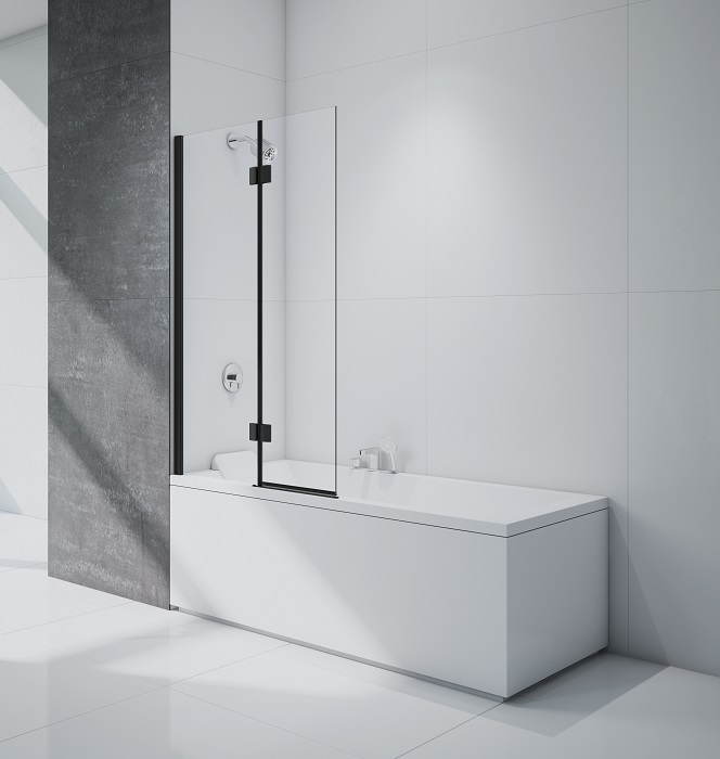 BLKMB7L Душевое ограждения на борт вынны MERLYN Ирландия BLACK - Вид №1