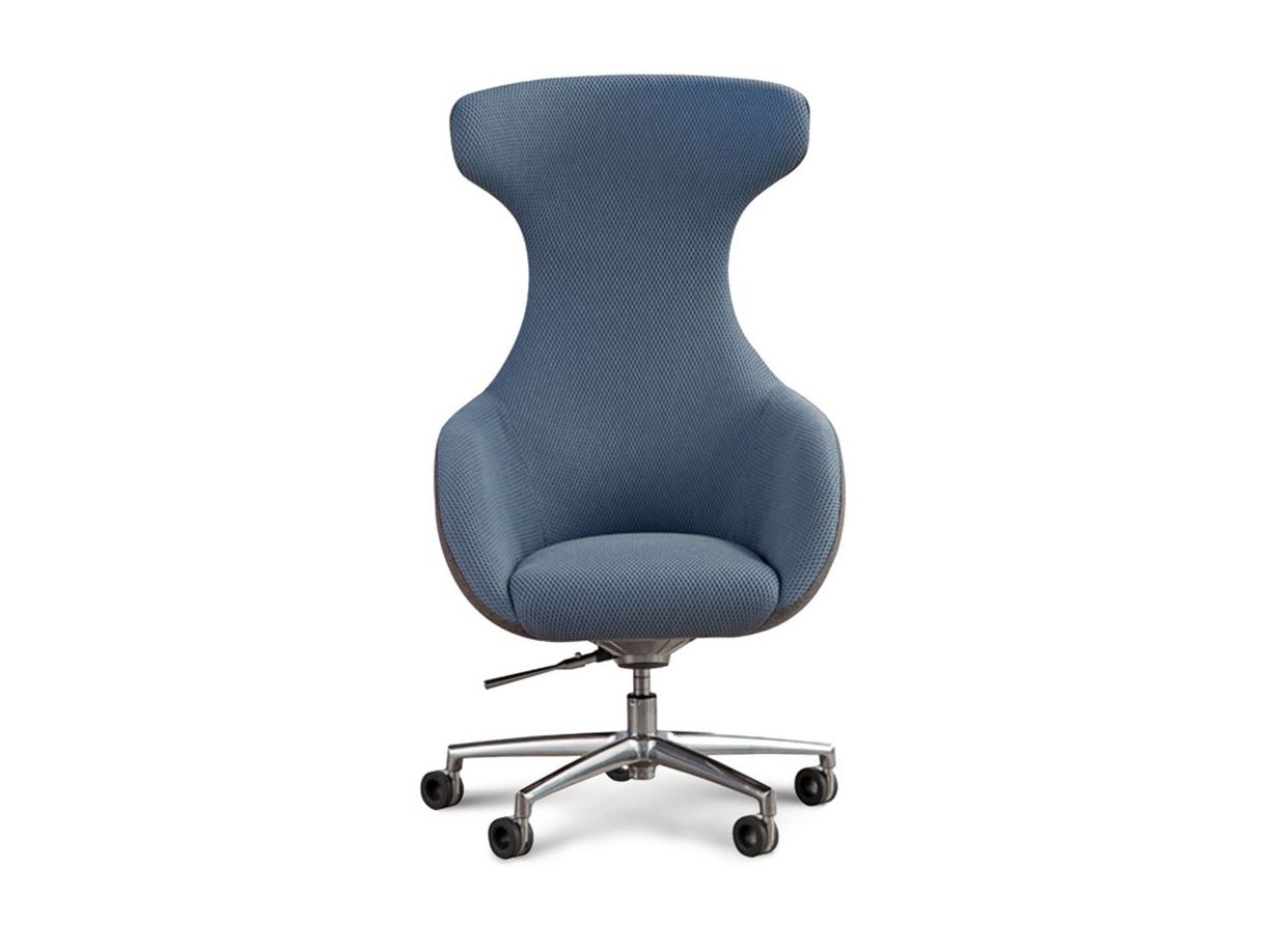 Тканевое регулируемое по высоте вращающееся офисное кресло ROCHE BOBOIS CEO ARCH-00040038 - Вид №1