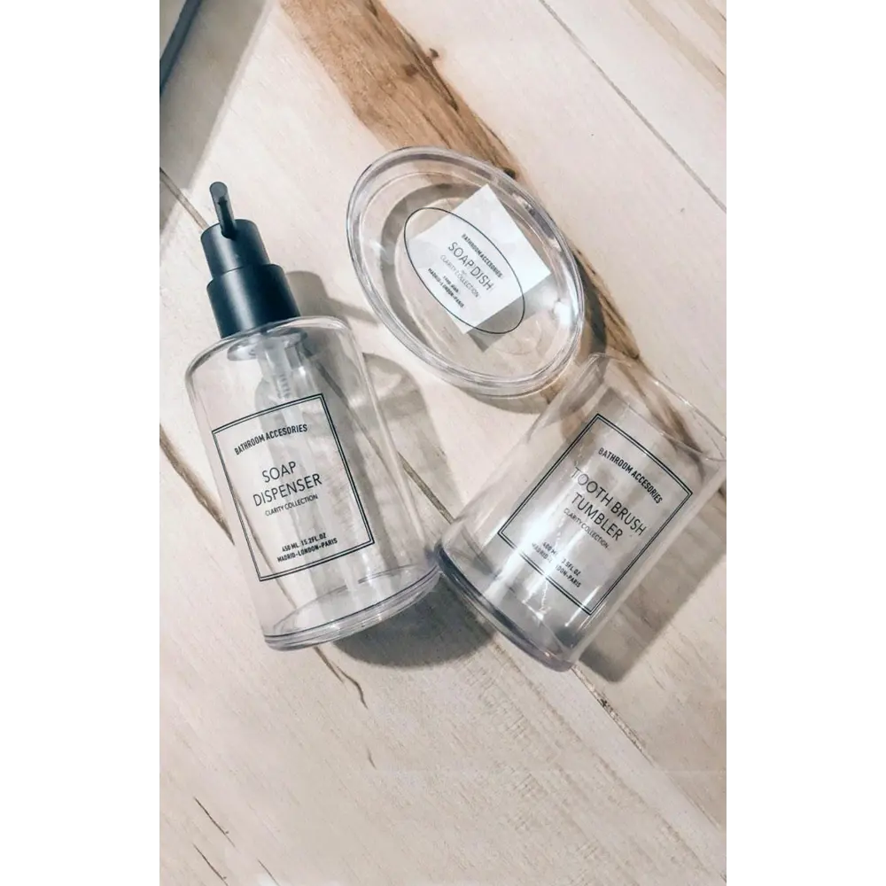 Стакан для зубных щеток Swensa Clarity акрил цвет прозрачный STLM-2155992 - Вид №1